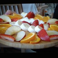 Fruit salad at Antigoni in Berat