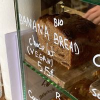 Vegan banana bread at Fringe in Paris