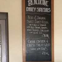 A vegetarian daily special! at Beachcove Café in Waterville