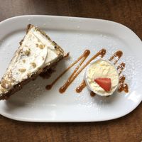 Carrot cake  at Beachcove Café in Waterville