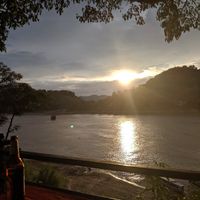 View. at Tamarind Tree Restaurant Mekong in Luang Prabang