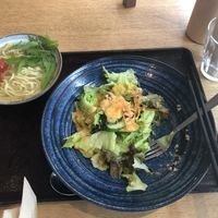 Salad Set with Ramen in Vegetarian Soup at Bunka Hostel - Maybe closed in Tokyo