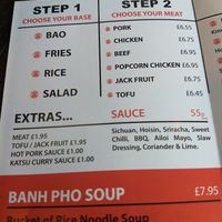 Step 1 and 2 at BaoBun Botanic in Belfast