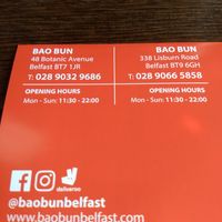 Details at BaoBun Botanic in Belfast