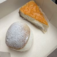 Doughnut and cake  at Dolce Capriccio Pasticceria in Oviedo