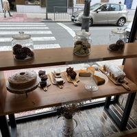 Treats on display  at Dolce Capriccio Pasticceria in Oviedo