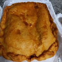 Empanada de Heura al curry at Dolce Capriccio Pasticceria in Oviedo