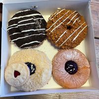 The oreo and biscoff were really good at Planet Doughnut in Shrewsbury