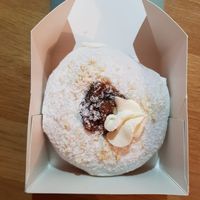 Vegan doughnut at Planet Doughnut in Shrewsbury