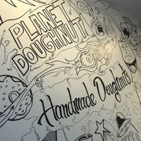 Ace artwork at Planet Doughnut in Shrewsbury