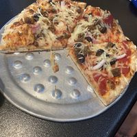 Vegan sausage n cheese w veggies   at B Antonio's Pizza in Fort Wayne