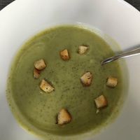 Crema de calabaza con panecillos tostados at Ignasi in La Seu Durgell