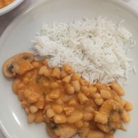 Beans and mushrooms with coconut at Tia Orlanda - Sabores Mocambicanos in Porto