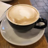 Soy vanilla latte at Tiny's Coffee - South East in Portland