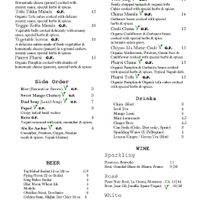 Menu p2 at Everest Kitchen in Albany