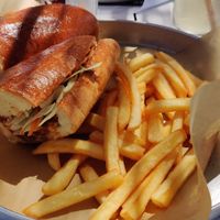 Jackfruit Burger at Alibaba in Kos