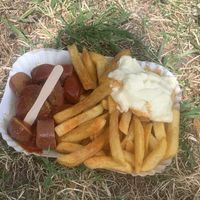 vegan currywurst at Curry 61 in Berlin