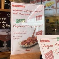menu  at Curry 61 in Berlin