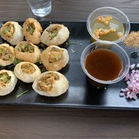 Pani puri at Tikka Take in Canberra