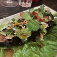 Aubergine starter   at Ya Lamaï in Paris