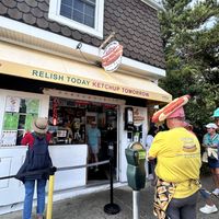   at Hot Dog Tommy's in Cape May