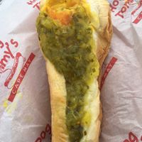 Carrot dog at Hot Dog Tommy's in Cape May