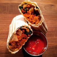 Vegan Breakfast Burrito at City Market Coffee Roasters in Kansas City