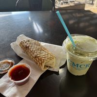 Vegan burrito   at City Market Coffee Roasters in Kansas City