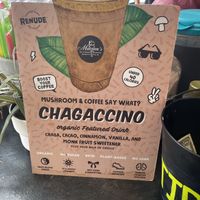 Plant based latte  at Maureen's in Bethany Beach