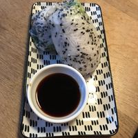 Spring rolls at Grenswerk in Venlo