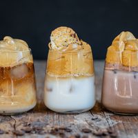 Vegan Dalgona coffee  at Mint in St Kanzian