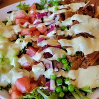 Rainbow Salad at Native Foods in West Los Angeles