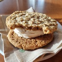 Oatmeal creme pie at Native Foods in West Los Angeles