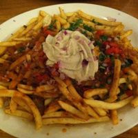 Chili cheese fries at Native Foods in West Los Angeles