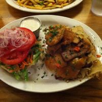 Oklahoma bacon cheeseburger at Native Foods in West Los Angeles