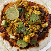 Vegan Mexican Breakfast   at the Cosy Club in Norwich