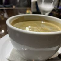 Post-meal coffee at Morphos in Monteverde