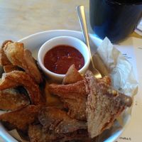 Fried mushrooms at Havana in Warsaw