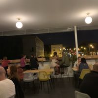 Outdoor terrace at Havana in Warsaw