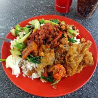 I don't know what any of this was, but it tasted good at Le Tian Vegetarian Stall in Kuala Lumpur