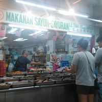 Outside at Le Tian Vegetarian Stall in Kuala Lumpur