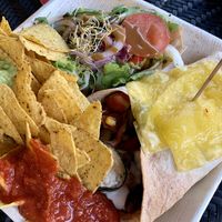 Vegan wrap at Schippperscafé ‘t Ankertje in Enkhuizen