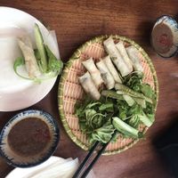 Deep fried spring rolls  at An Hy in Hoi An