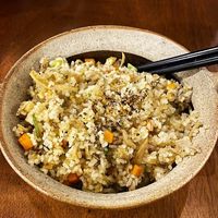 Fried rice in clay pot at An Hy in Hoi An
