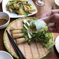 Self wrap Cau Lau, delicious😋 at An Hy in Hoi An