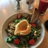 Hummus salad at Plant Cafe & Kitchen - Itaewon in Seoul
