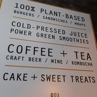 Sign at Plant Cafe & Kitchen - Itaewon in Seoul