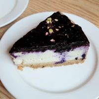 Blueberry cheesecake at Plant Cafe & Kitchen - Itaewon in Seoul