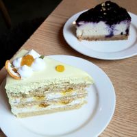 Lemon cake at Plant Cafe & Kitchen - Itaewon in Seoul