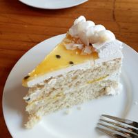 Coconut Passionfruit Cake #Veganuary at Plant Cafe & Kitchen - Itaewon in Seoul